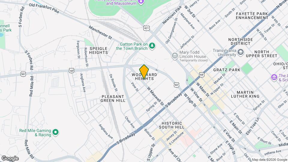 711 W Maxwell St Map and Location Details