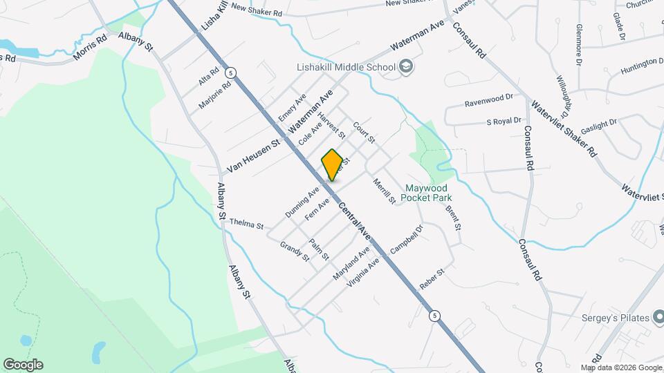 1983 Central Ave Map and Location Details