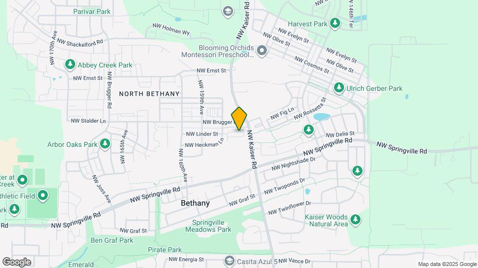 15548 NW Linder St Map and Location Details