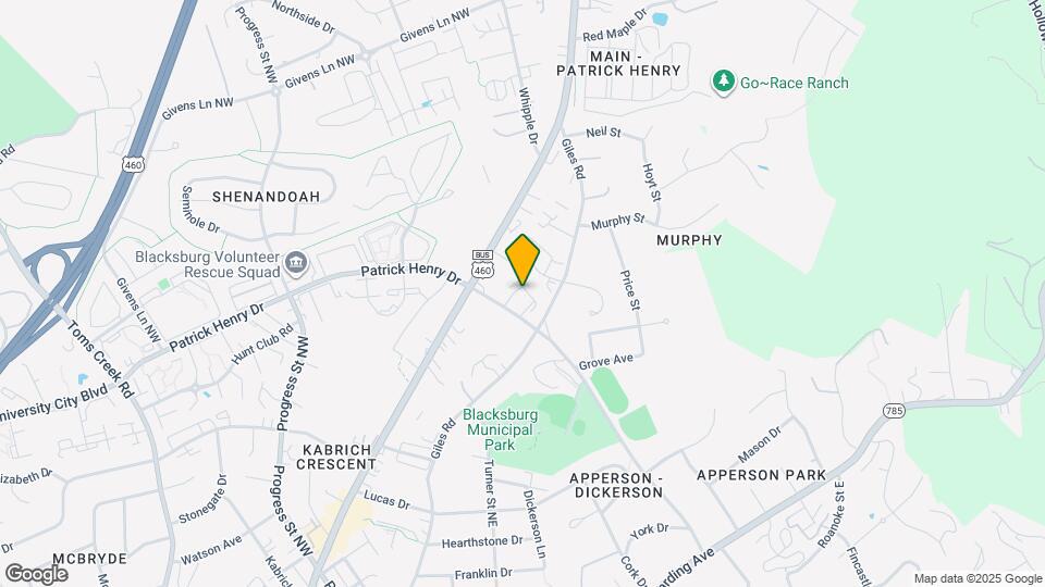 848 Patrick Henry Dr Map and Location Details