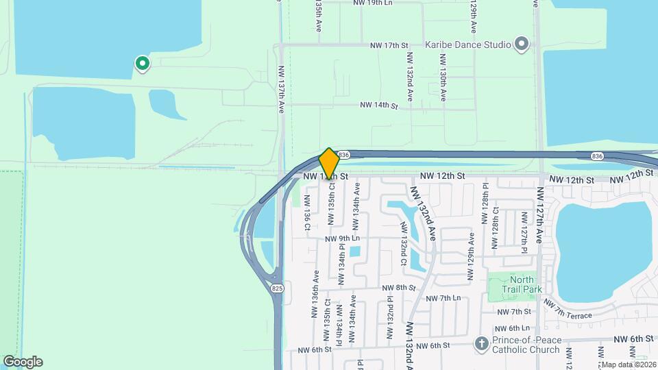 1158 NW 135th Ct Mapa y Detalles de la Ubicación