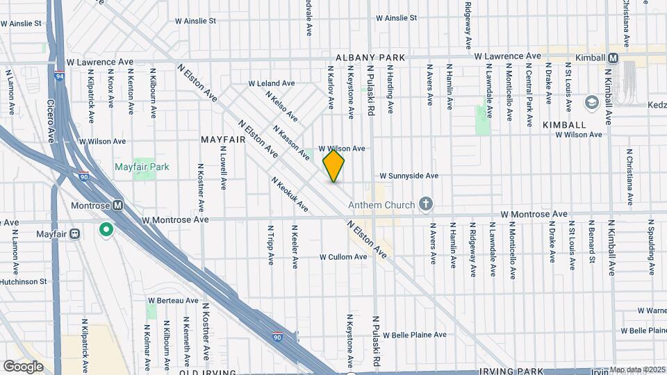4458 N Kasson Ave Map and Location Details
