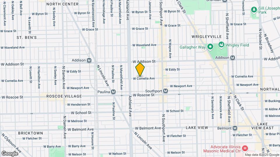 1515 W Cornelia Ave, Unit M03B Mapa y Detalles de la Ubicación