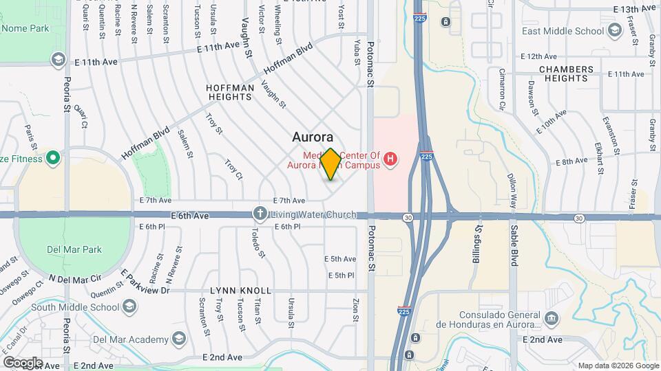 706 Uvalda St Map and Location Details