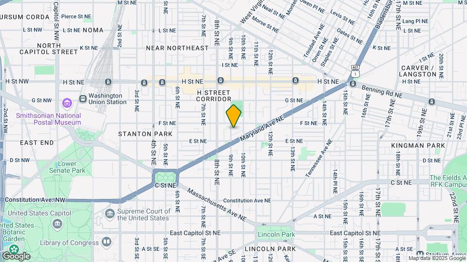 525 9th St NE Map and Location Details