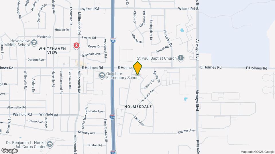 1951 Ponderosa Ave Map and Location Details