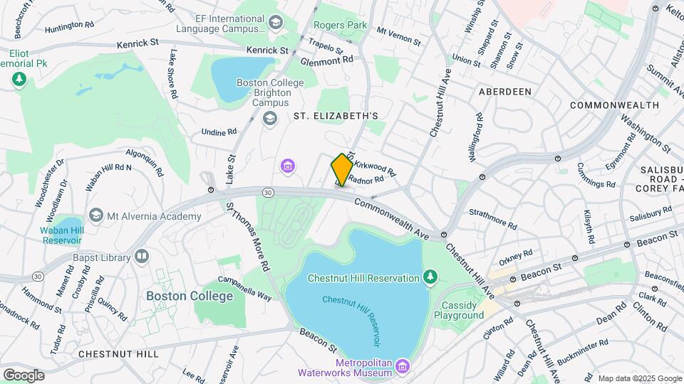 2019 Commonwealth Ave Map and Location Details