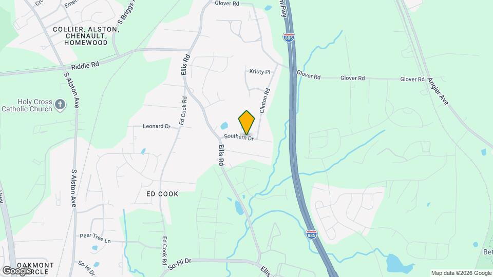 202 Southern Dr Mapa y Detalles de la Ubicación