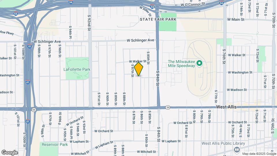 1103 S 86th St Map and Location Details