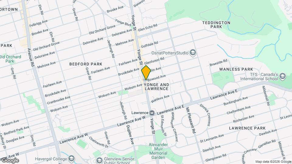 3229 Yonge St Map and Location Details
