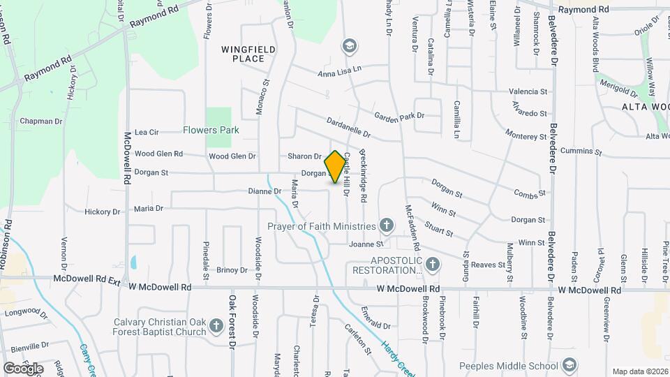 1352 Dianne Dr Map and Location Details