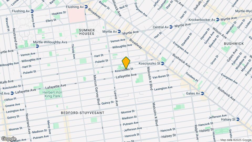 486 Kosciusko St Map and Location Details