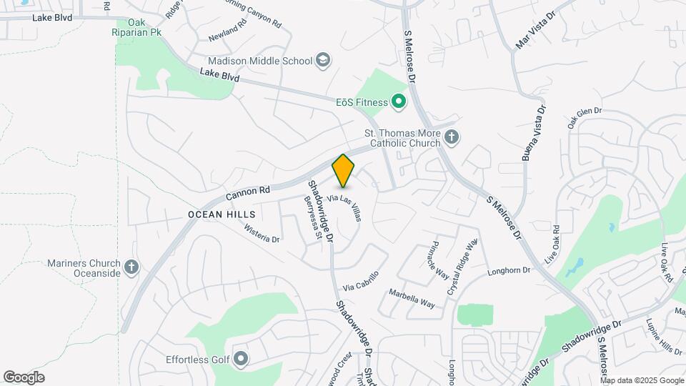 3718 Via Las Villas Map and Location Details