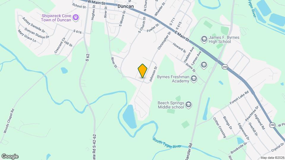 264 S Church St Map and Location Details