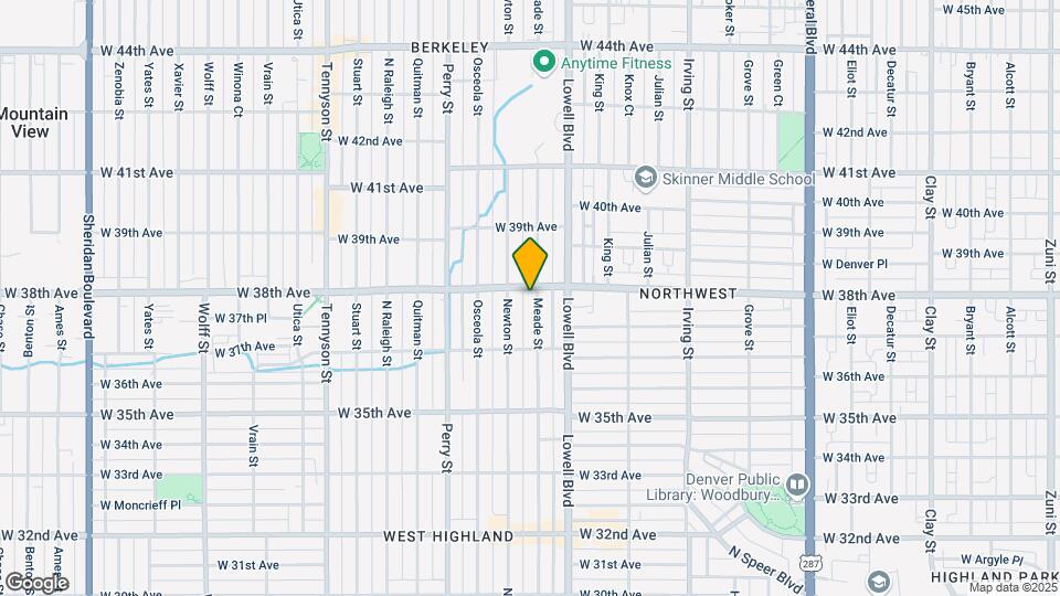 3791 Meade St Map and Location Details