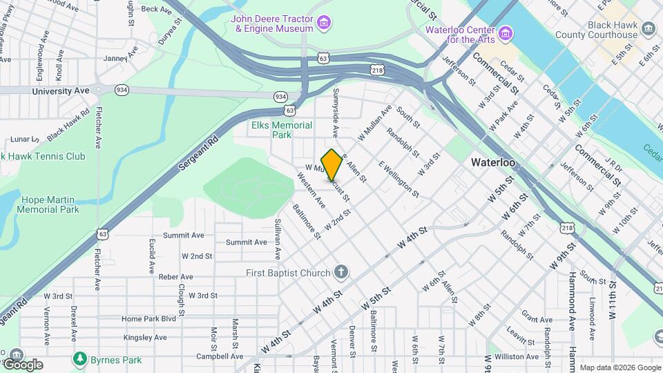 124 Locust St, Unit 124 Locust Map and Location Details