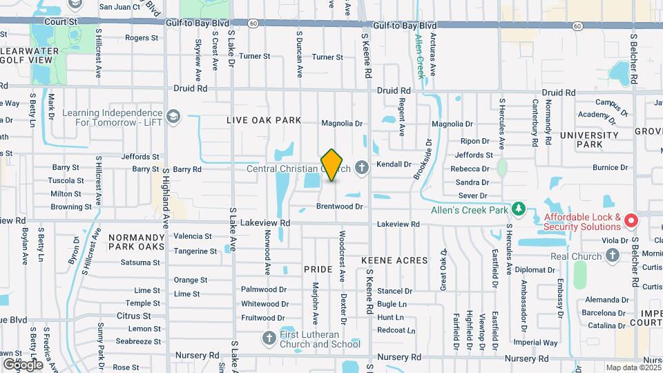 1126 Woodcrest Ave Map and Location Details