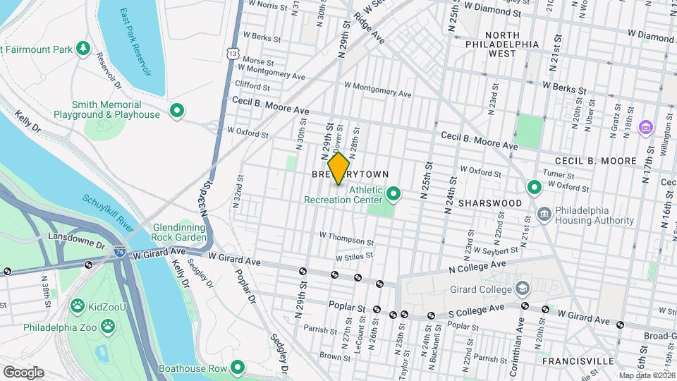 1439 N Newkirk St Mapa y Detalles de la Ubicación
