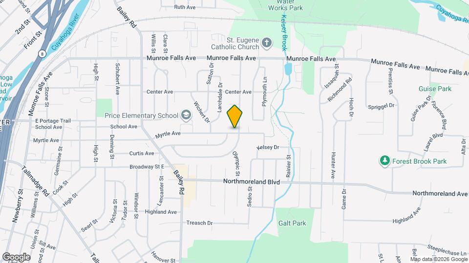 1529 Myrtle Ave Map and Location Details