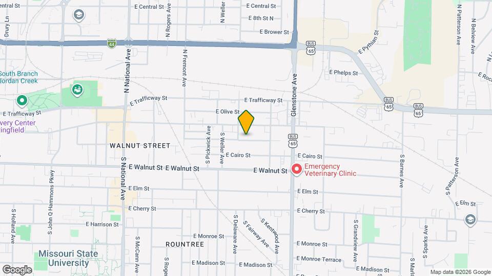 1619 E McDaniel St Map and Location Details