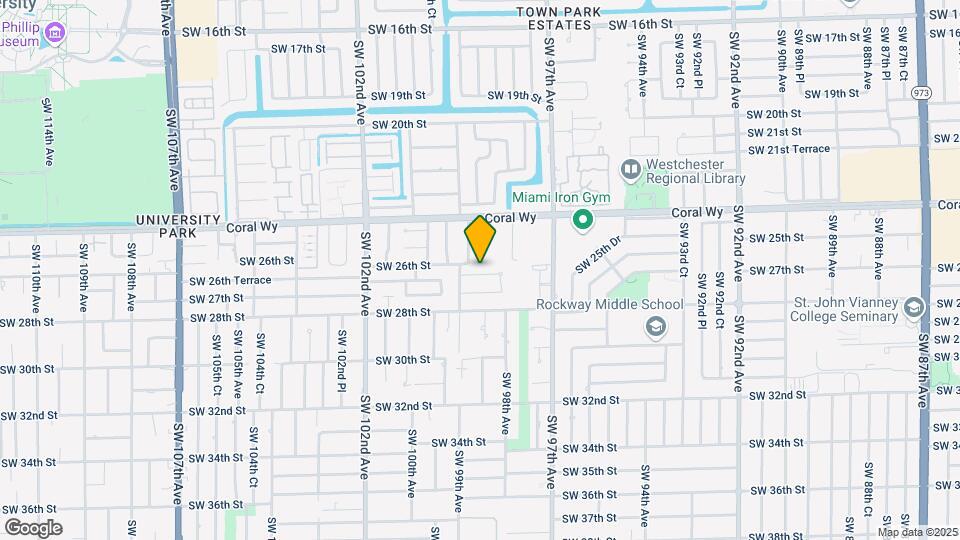 9855 SW 26th Terrace Map and Location Details