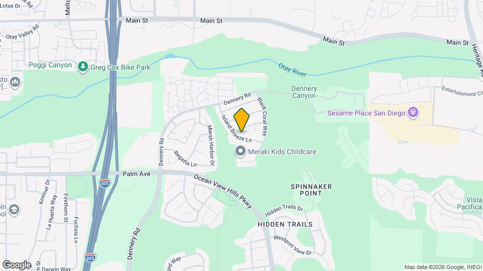 535 Island Breeze Ln Map and Location Details