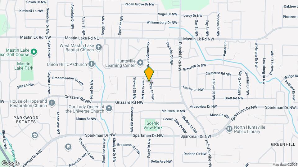 3203 Dyas Dr NW Map and Location Details