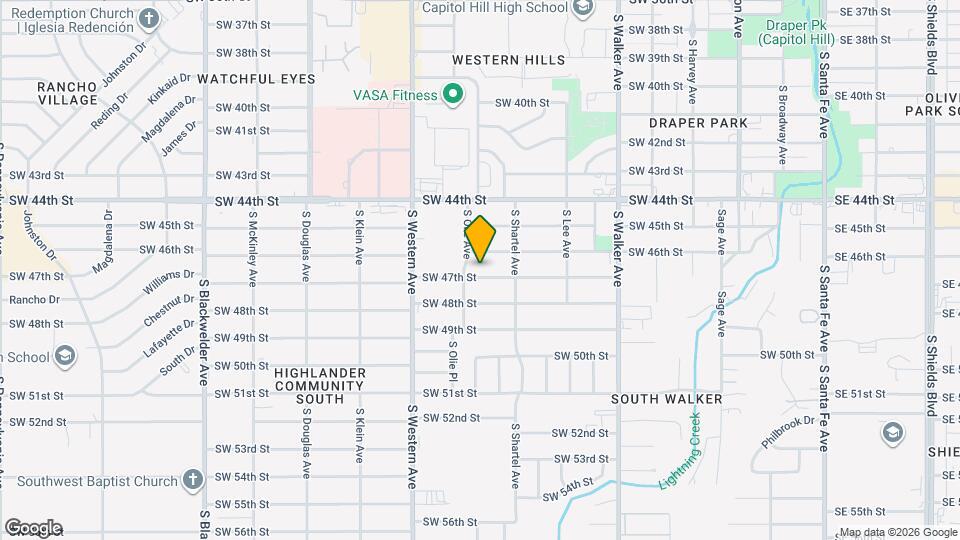 733 SW 47th St Map and Location Details