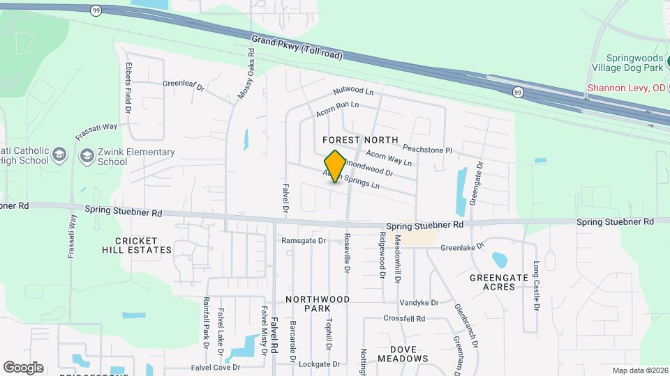 3618 Primrose Trace Ln Map and Location Details