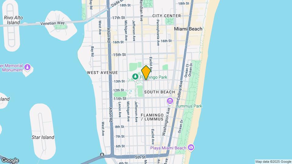 736 13th St Map and Location Details