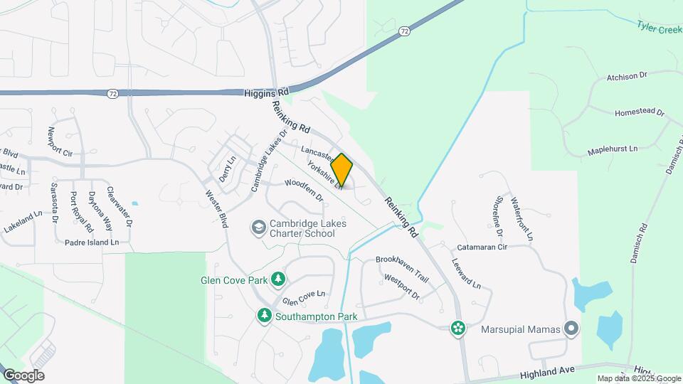 545 Yorkshire Ln Map and Location Details