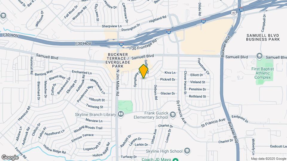 4316 Cinnabar Dr Map and Location Details