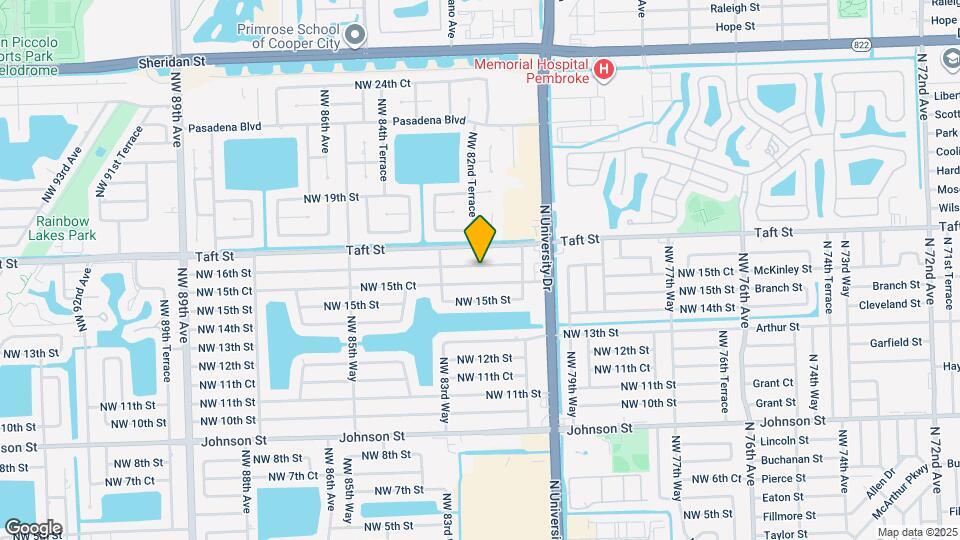 8220 NW 16th St Map and Location Details