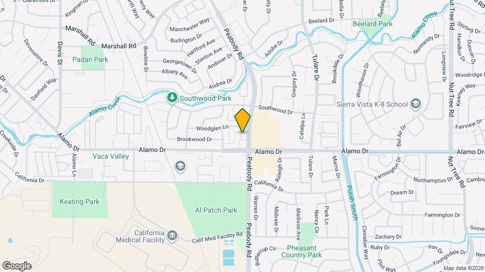 1930 Peabody Rd Map and Location Details