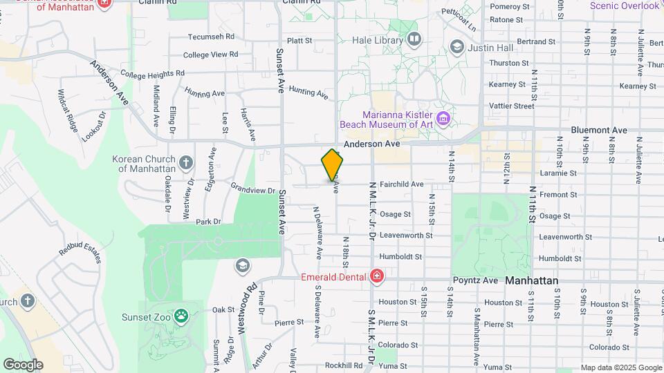 423 Denison Ave Map and Location Details