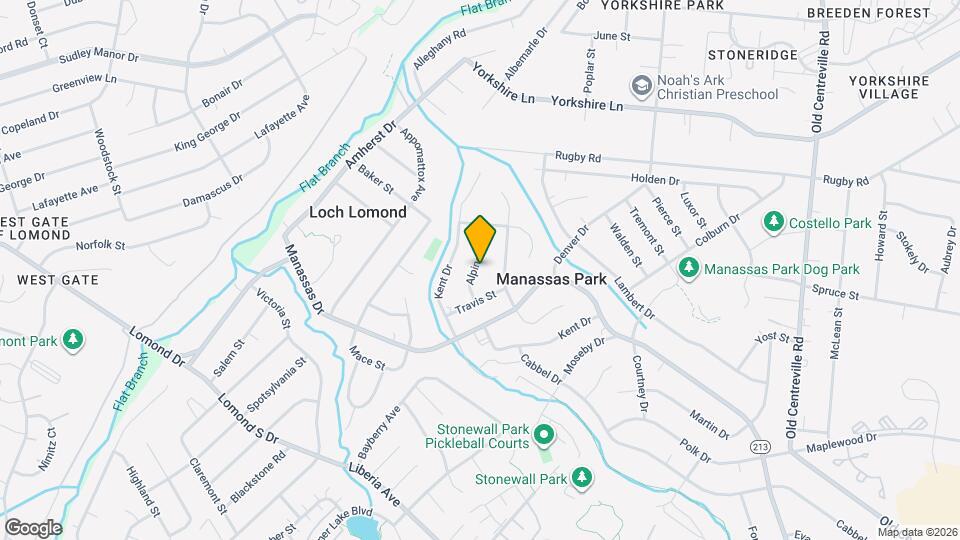 110 Alpine St Map and Location Details