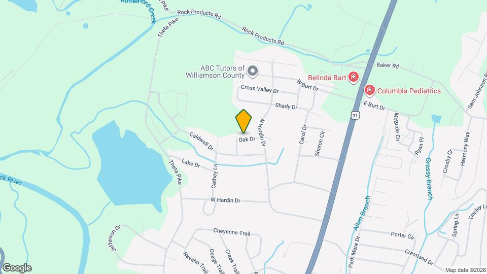 104 Oak Dr Mapa y Detalles de la Ubicación