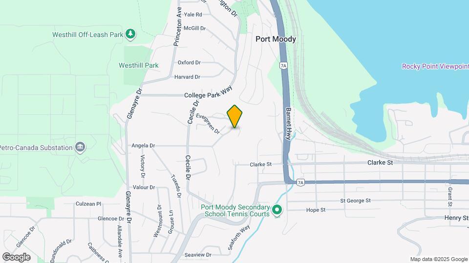 345B Evergreen Dr Map and Location Details