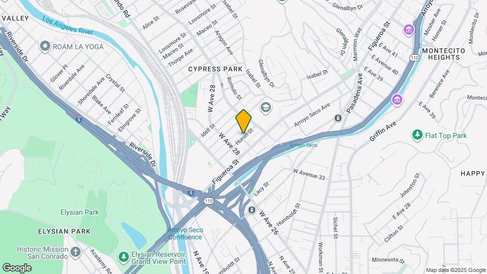 2835 Huron St Map and Location Details