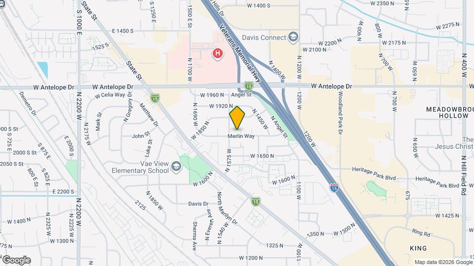 1532 Merlin Way, Unit Unit A Map and Location Details