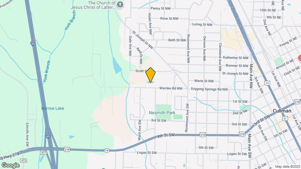 1607 Warnke Rd NW Map and Location Details