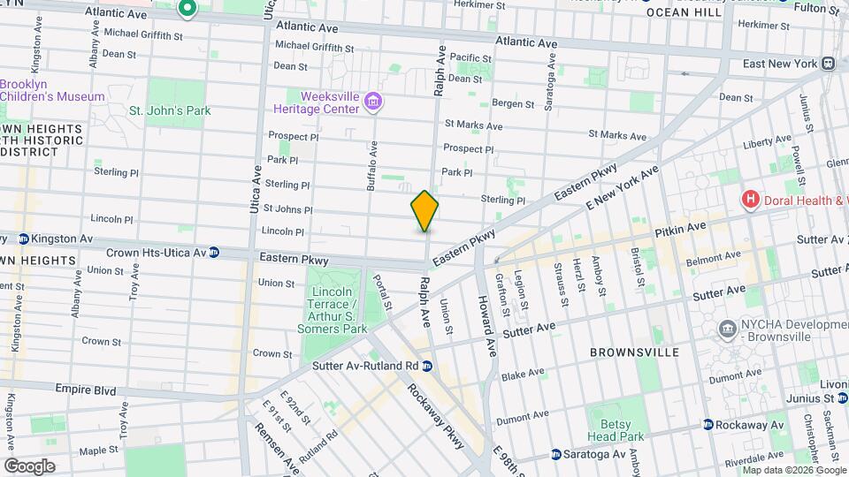 578 Ralph Ave Mapa y Detalles de la Ubicación
