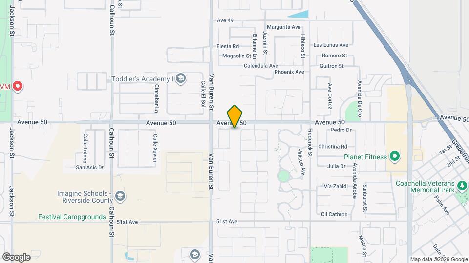 50040 Paseo Corona Map and Location Details