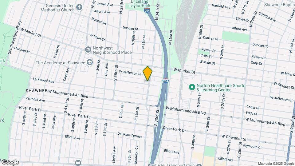 322 S 34th St Map and Location Details