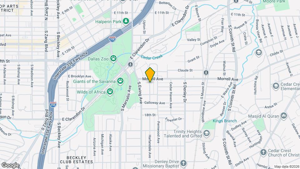 932 Harlandale Ave Map and Location Details
