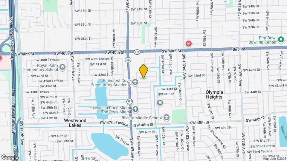 10475 SW 42nd Ter Map and Location Details