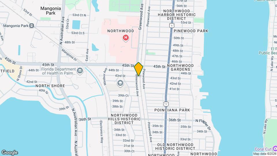 4310 Greenwood Ave Map and Location Details