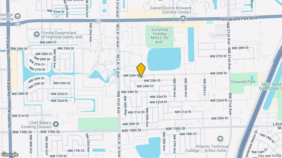 2941 NW 25th St Map and Location Details