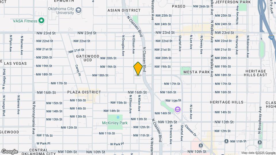 1214 NW 18th St Map and Location Details