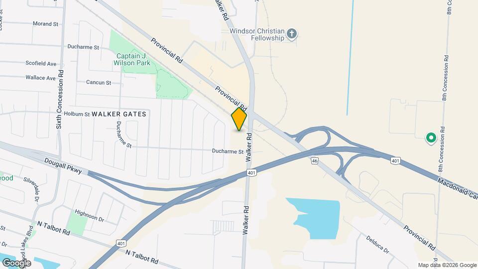 4755 Walker Rd Map and Location Details